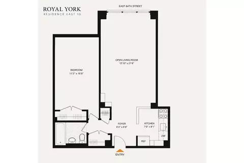 Floorplan - 420 E 64th St #E1G, New York, NY 10065 photo 1 of 1