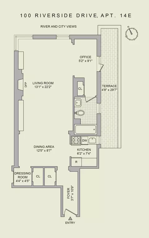 100 Riverside Dr #14E, New York, NY 10024