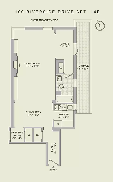100 Riverside Dr #14E, New York, NY 10024