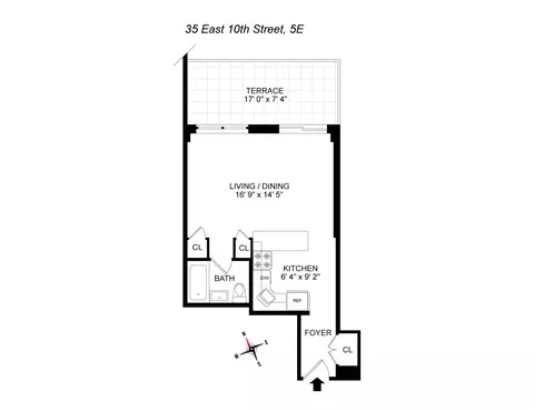 35 E 10th St #5E, New York, NY 10003