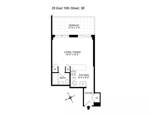 35 E 10th St #5E, New York, NY 10003