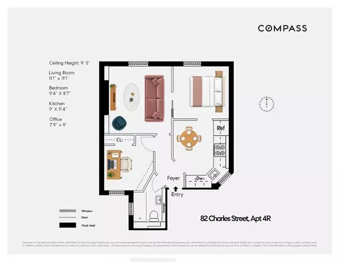 82 Charles St #4R, New York, NY 10014