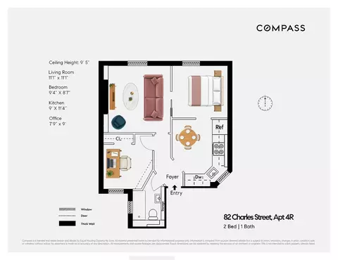 82 Charles St #4R, New York, NY 10014