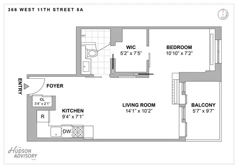 366 W 11th St #8A, New York, NY 10014