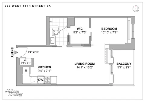 366 W 11th St #8A, New York, NY 10014