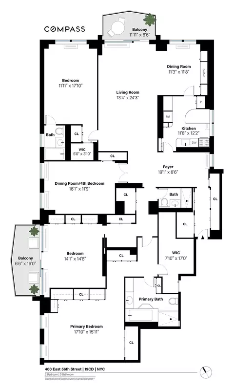 400 E 56th St #19CD, New York, NY 10022