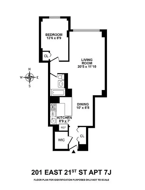 201 E 21st St #7J, New York, NY 10010
