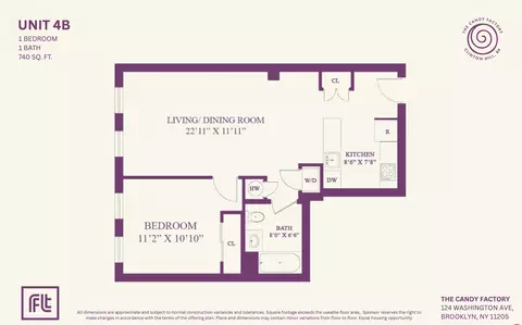 124 Washington Ave #4B, Brooklyn, NY 11205