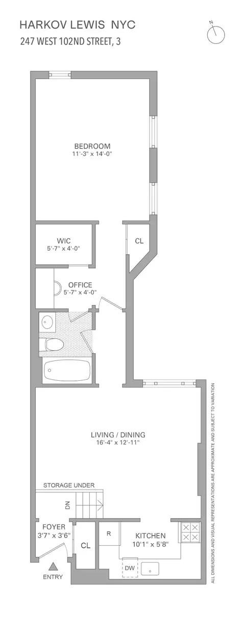247 W 102nd St #3, New York, NY 10025
