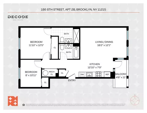 186 8th St #2B, Brooklyn, NY 11215