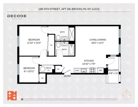 186 8th St #2B, Brooklyn, NY 11215