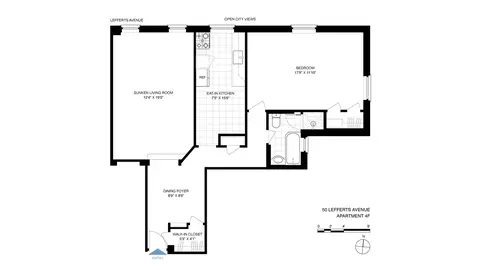 50 Lefferts Ave #4F, Brooklyn, NY 11225