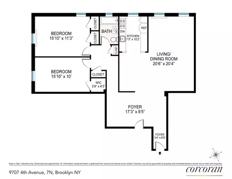 9707 4th Ave #7N, Brooklyn, NY 11209