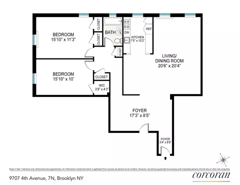 9707 4th Ave #7N, Brooklyn, NY 11209