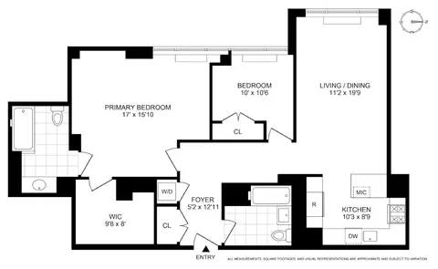 322 W 57th St #39F, New York, NY 10019