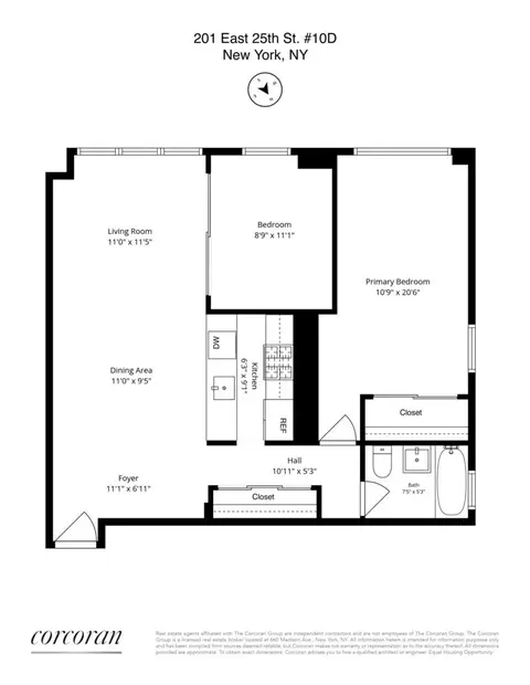 201 E 25th St #10D, New York, NY 10010