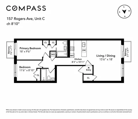 157 Rogers Ave #C, Brooklyn, NY 11216