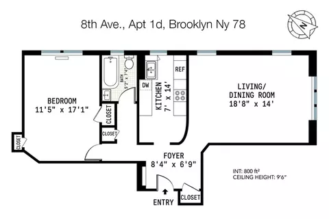 78 8th Ave #1D, Brooklyn, NY 11215