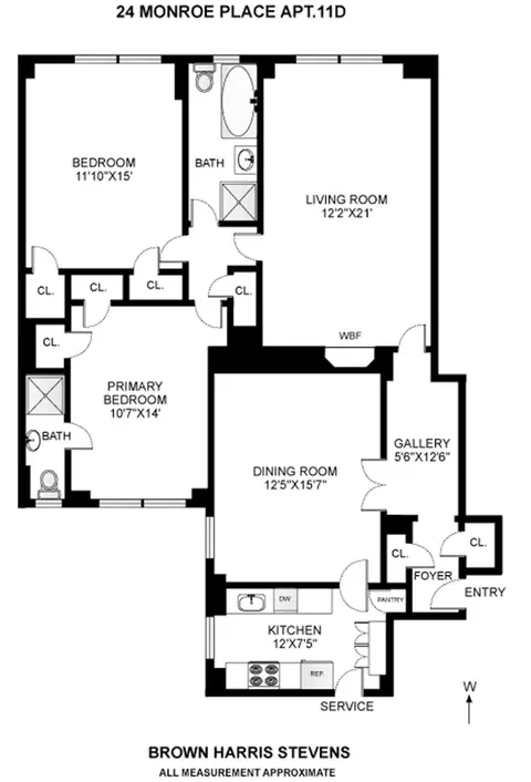 24 Monroe Pl #11D, Brooklyn, NY 11201