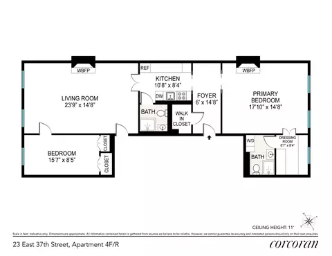 23 E 37th St #4F/R, New York, NY 10016