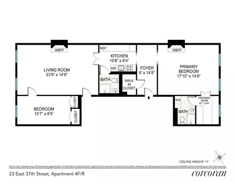 23 E 37th St #4F/R, New York, NY 10016