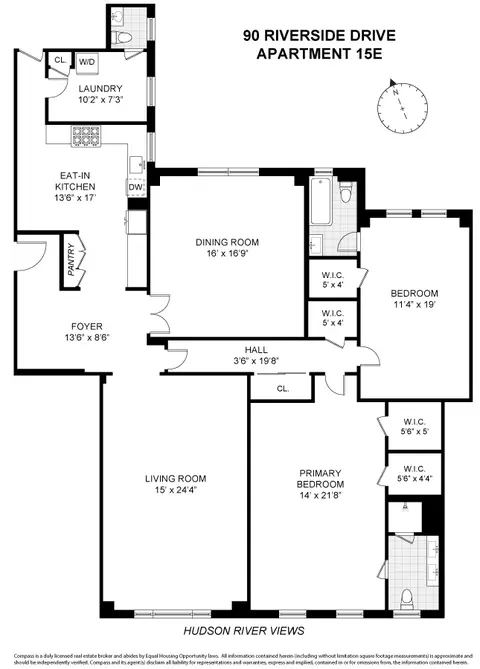 90 Riverside Dr #15E, New York, NY 10024