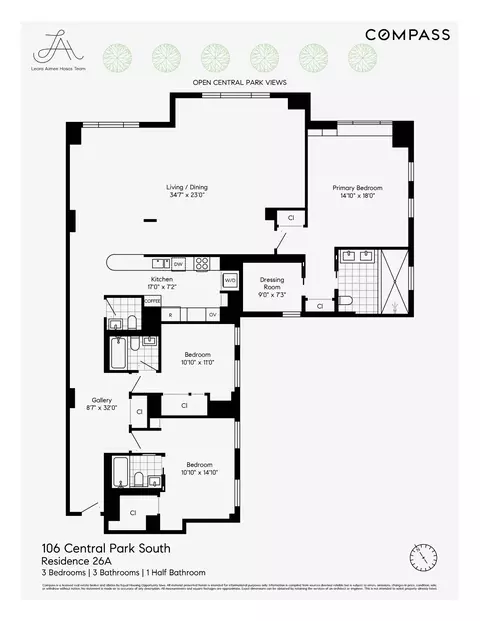 106 Central Park S #26A, New York, NY 10019