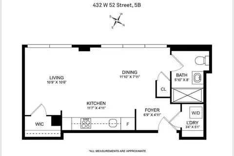 432 W 52nd St #5B, New York, NY 10019