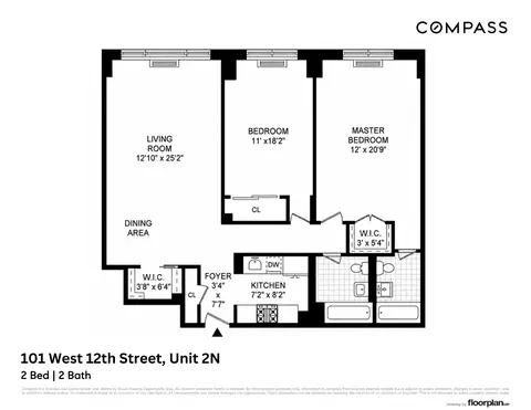 101 W 12th St #2N, New York, NY 10011