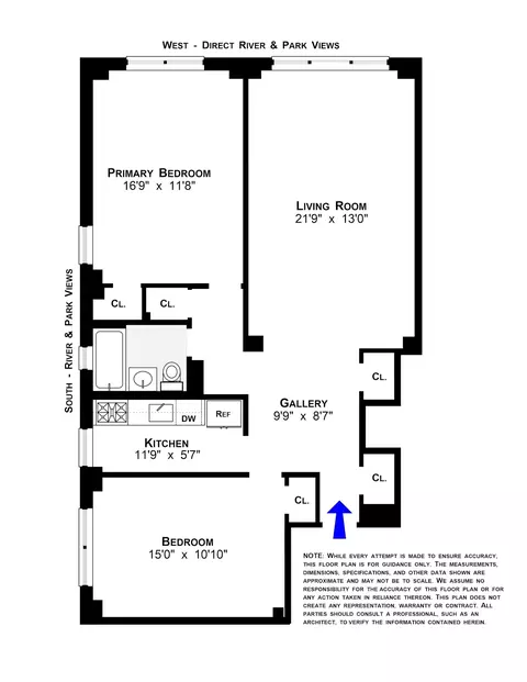 11 Riverside Dr #13FW, New York, NY 10023