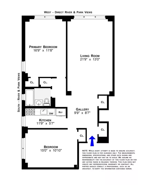 11 Riverside Dr #13FW, New York, NY 10023
