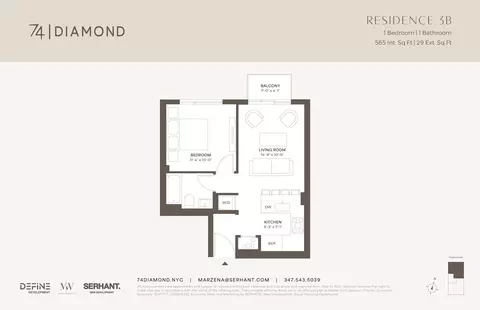 74 Diamond St #3B, Brooklyn, NY 11222