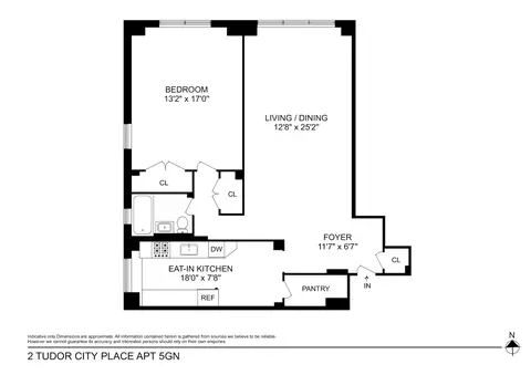 2 Tudor City Pl #5GN, New York, NY 10017