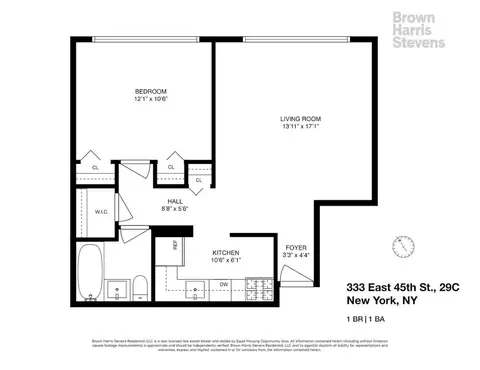 333 E 45th St #29C, New York, NY 10017