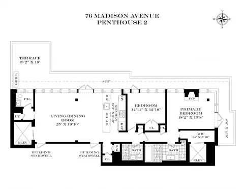 76 Madison Ave #PH2, New York, NY 10016