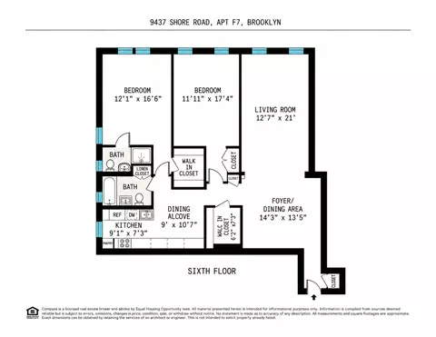 9437 Shore Rd #F7, Brooklyn, NY 11209