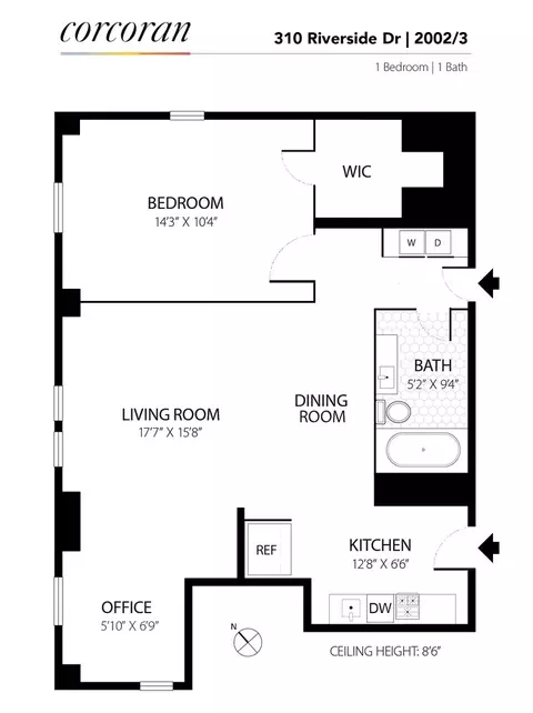 310 Riverside Dr #2002/3, New York, NY 10025