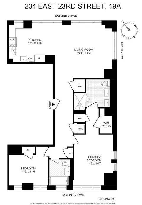 234 E 23rd St #19A, New York, NY 10010