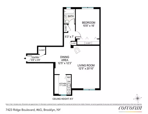 7423 Ridge Blvd #6G, Brooklyn, NY 11209