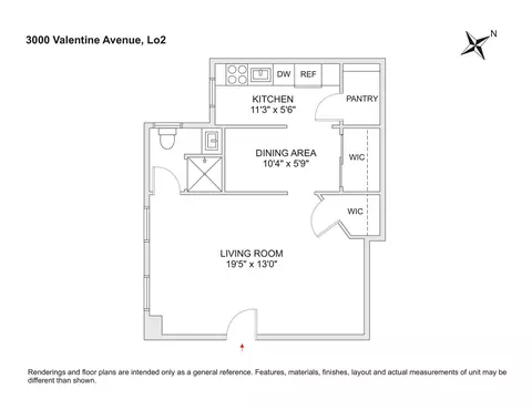 3000 Valentine Ave #LO2, New York City, NY 10458