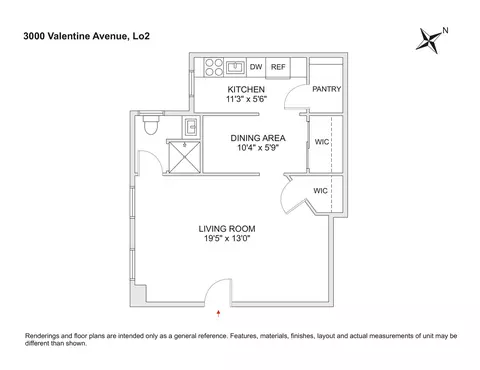 3000 Valentine Ave #LO2, New York City, NY 10458