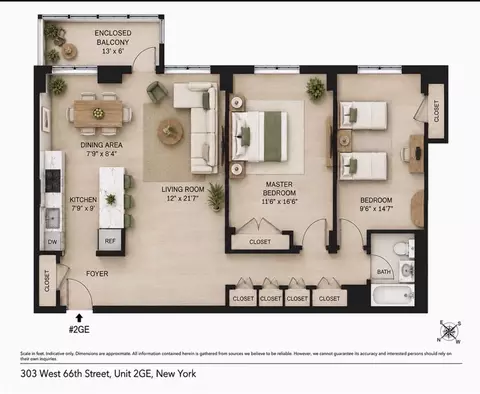 303 W 66th St #2-GE, New York, NY 10023
