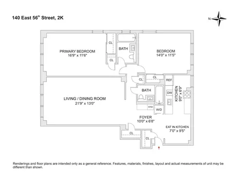140 E 56th St #2-K, New York, NY 10022