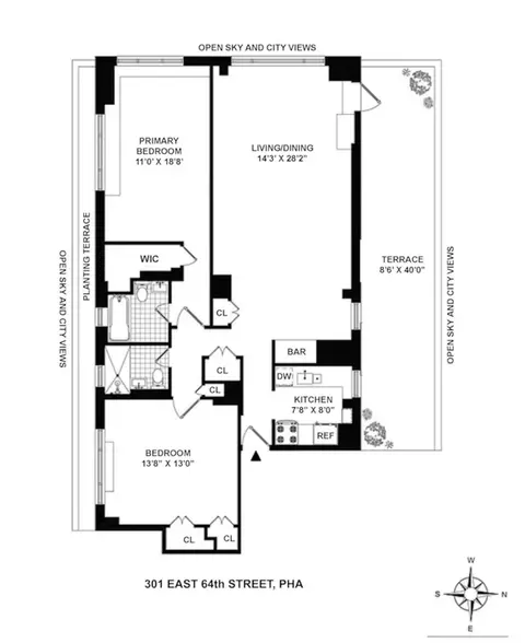 301 E 64th St #PHA, New York, NY 10065