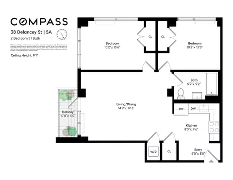 38 Delancey St #5A, New York, NY 10002