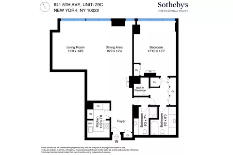 641 Fifth Ave #29C, New York, NY 10022