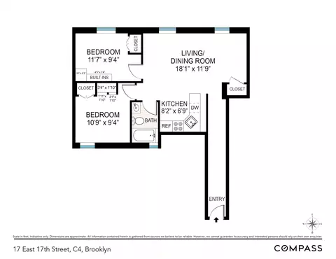 17 E 17th St #C4, Brooklyn, NY 11226