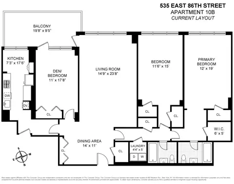 535 E 86th St #10B, New York, NY 10028