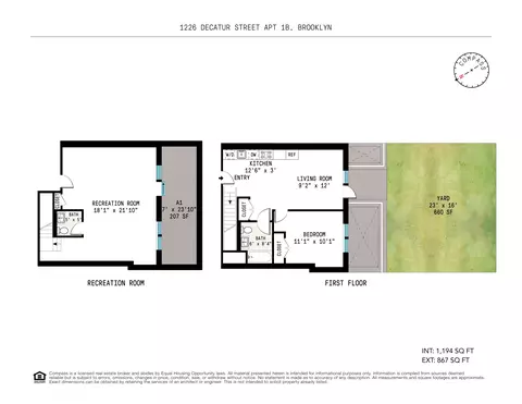 1226 Decatur St #1R, Brooklyn, NY 11207