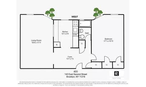 140 E 2nd St #2-O, Brooklyn, NY 11218